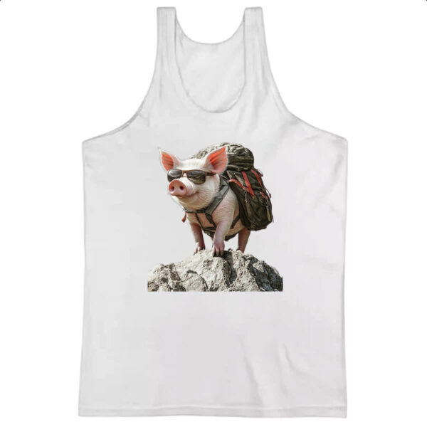 Camiseta Regata Porco aventureiro