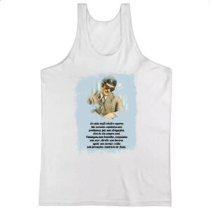 Camiseta Regata Espiritismo se estas na fe crista