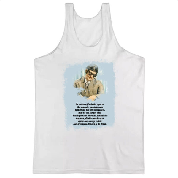 Camiseta Regata Espiritismo se estas na fe crista