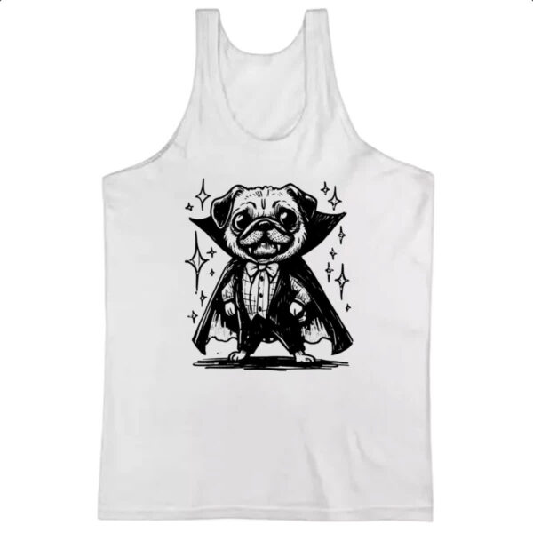 Camiseta Regata Pug Vampiro