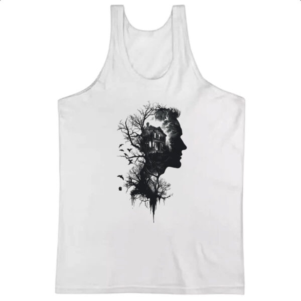Camiseta Regata Silhueta Cabana na Floresta