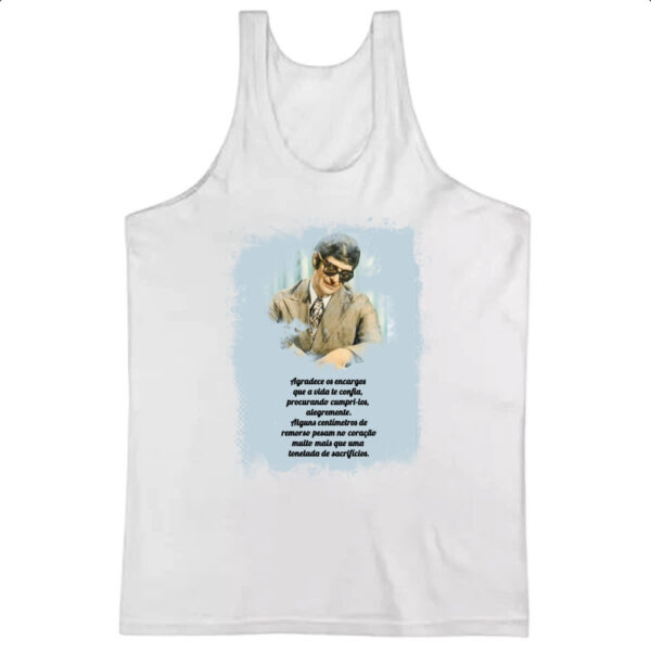 Camiseta Regata Espiritismo agradece os encargos