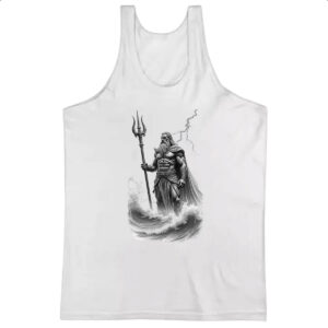 Camiseta Regata Poseidon esboco a lapis