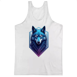 Camiseta Regata Lobo Azul Logo