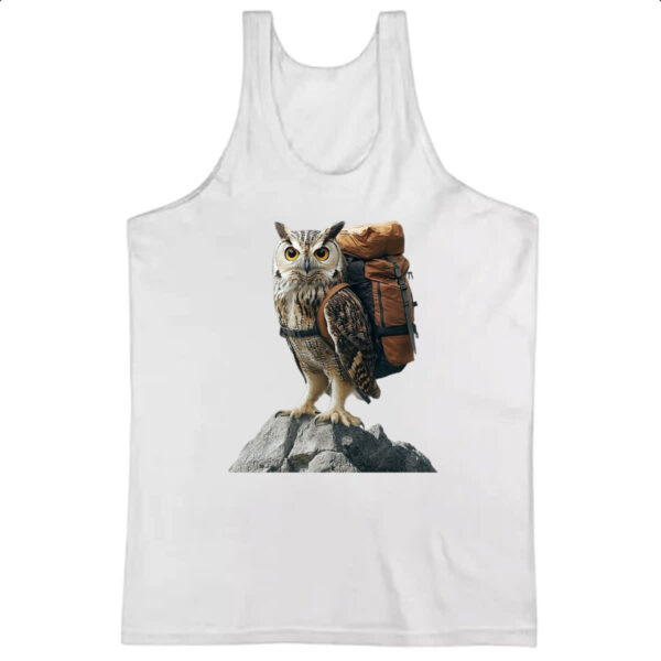 Camiseta Regata Coruja aventureira