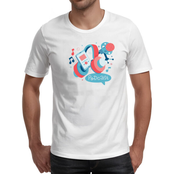 Camiseta Unissex Podcast elementos - Imagem 2