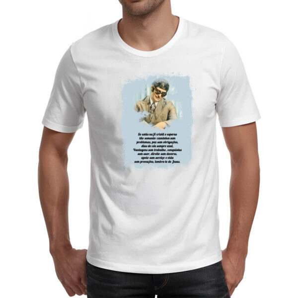 Camiseta Unissex Espiritismo se estas na fe crista - Imagem 2