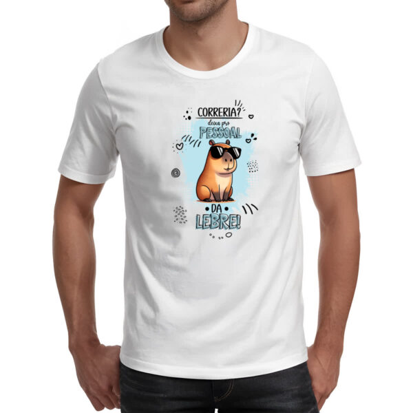 Camiseta Unissex Capivara correria - Imagem 2