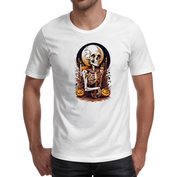 Camiseta Unissex Esqueleto retro vintage style - Imagem 2