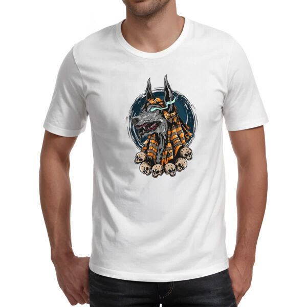 Camiseta Unissex Anubis Raios Oculares - Imagem 2