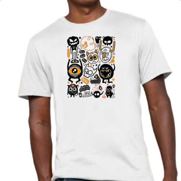 Camiseta Unissex We all have monsters within - Imagem 4