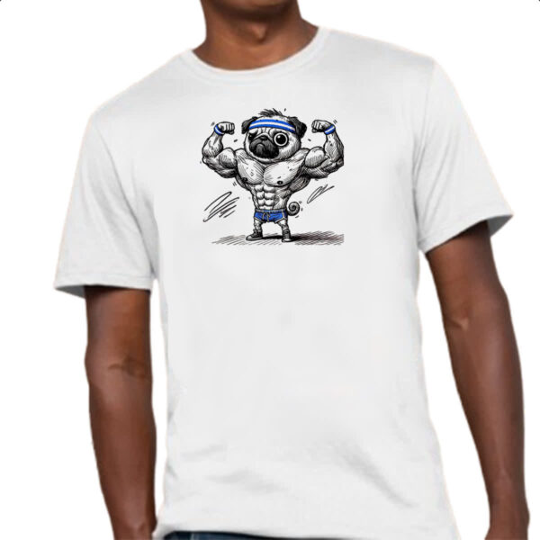 Camiseta Unissex Pug Maromba - Imagem 4