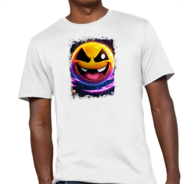Camiseta Unissex Planeta Emoji Sarcastico - Imagem 4