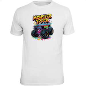 Camiseta Unissex Monster Truck Splash Art