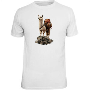 Camiseta Unissex Lhama aventureira