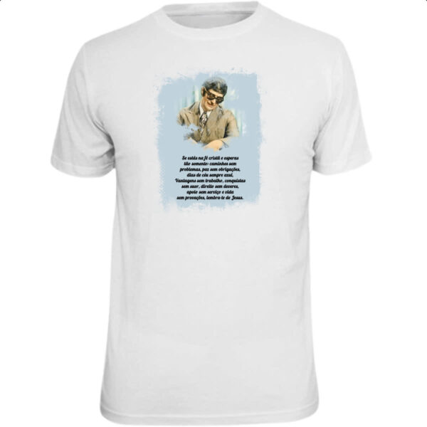 Camiseta Unissex Espiritismo se estas na fe crista