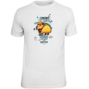 Camiseta Unissex Capivara sem culpas e limites
