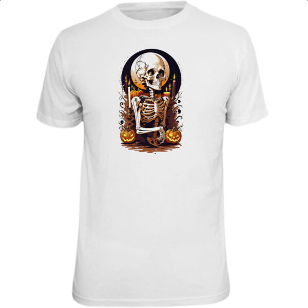 Camiseta Unissex Esqueleto retro vintage style