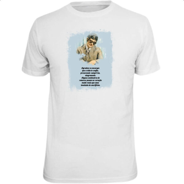 Camiseta Unissex Espiritismo agradece os encargos