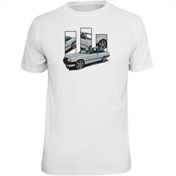 Camiseta Unissex Chevette placas verticais