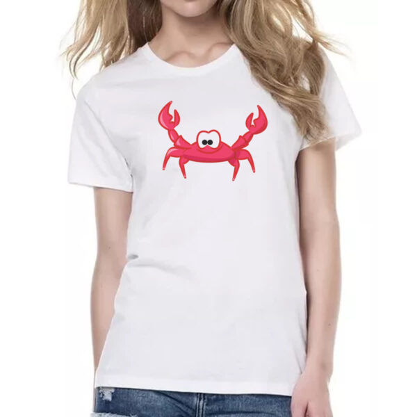 Camiseta Baby Look Cute Caranguejo - Imagem 2