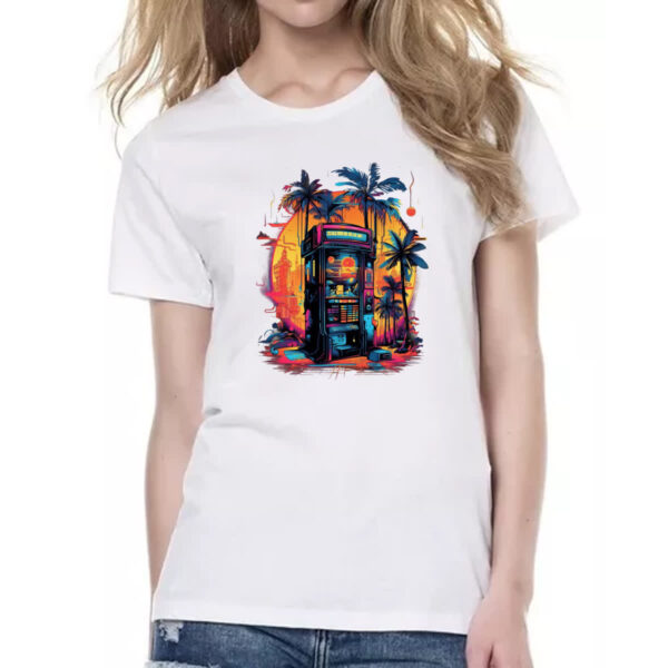 Camiseta Baby Look Vintage Jukeboxes - Imagem 2