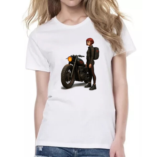 Camiseta Baby Look Aventureira de guerra - Imagem 2