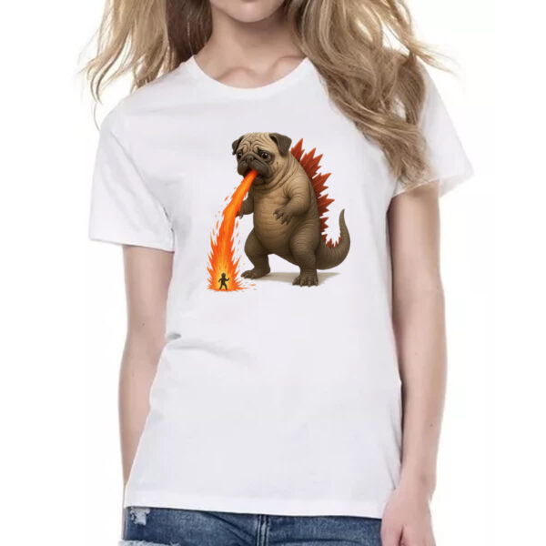 Camiseta Baby Look PugZilla - Imagem 2