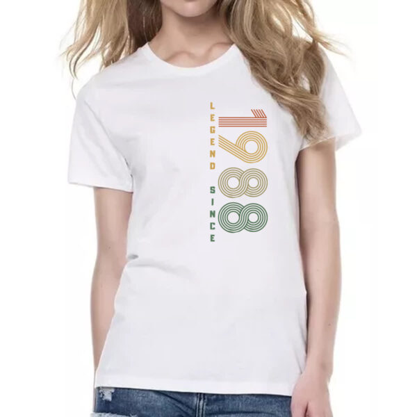 Camiseta Baby Look Legend Since 1988 - Imagem 2
