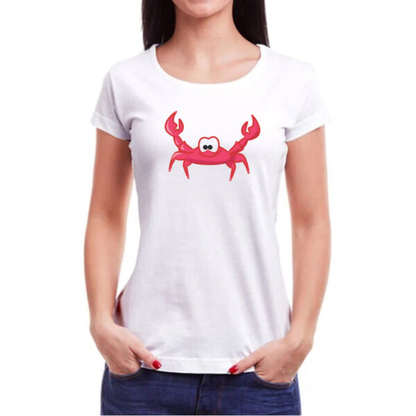 Camiseta Baby Look Cute Caranguejo - Imagem 3