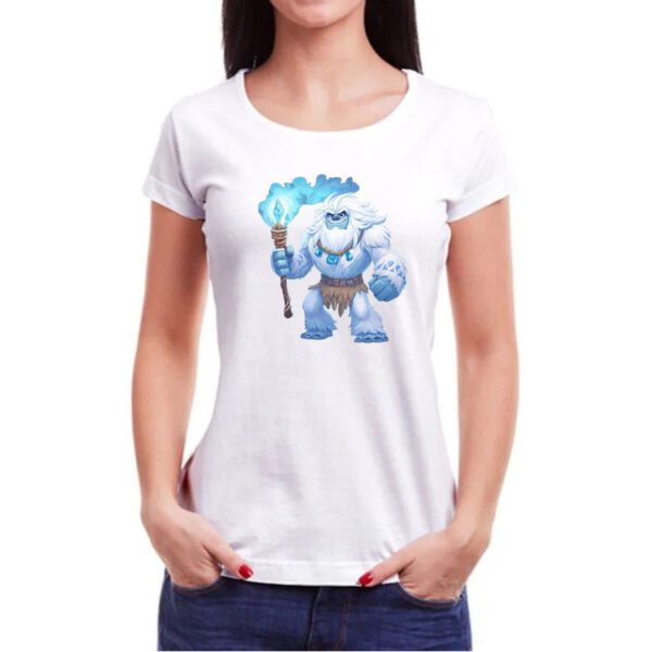 Camiseta Baby Look Yeti cute inverno - Imagem 3