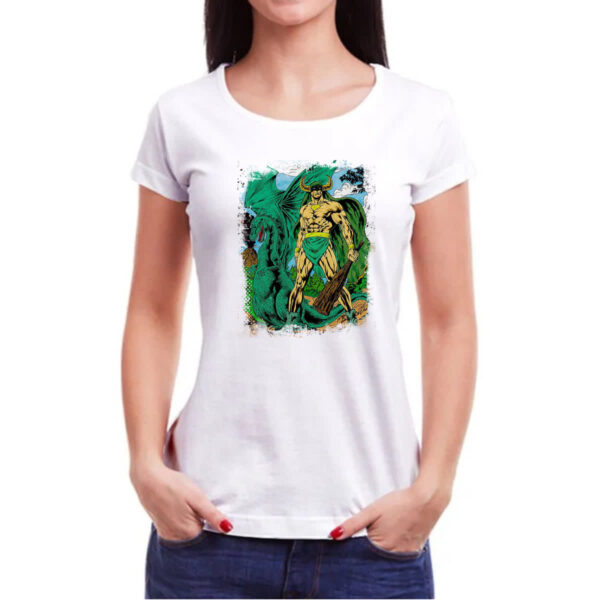 Camiseta Baby Look Nostalgia Mightor e Tog - Imagem 3