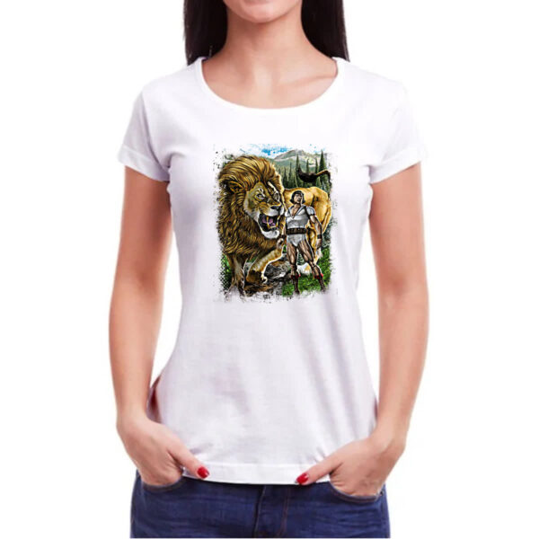 Camiseta Baby Look Nostalgia Sansao e Golias 2 - Imagem 3