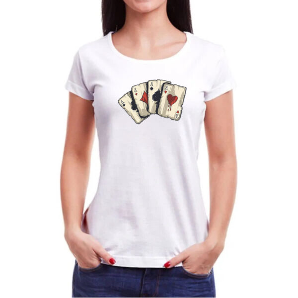 Camiseta Baby Look Quadra de ases - Imagem 3