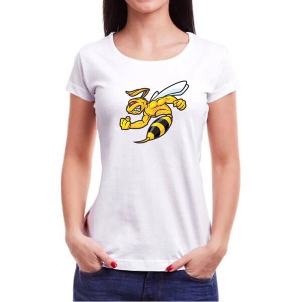 Camiseta Baby Look Abelha nervozinha - Imagem 3