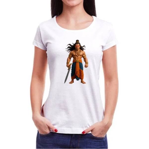 Camiseta Baby Look Veerabhadra Deus Hindu - Imagem 3