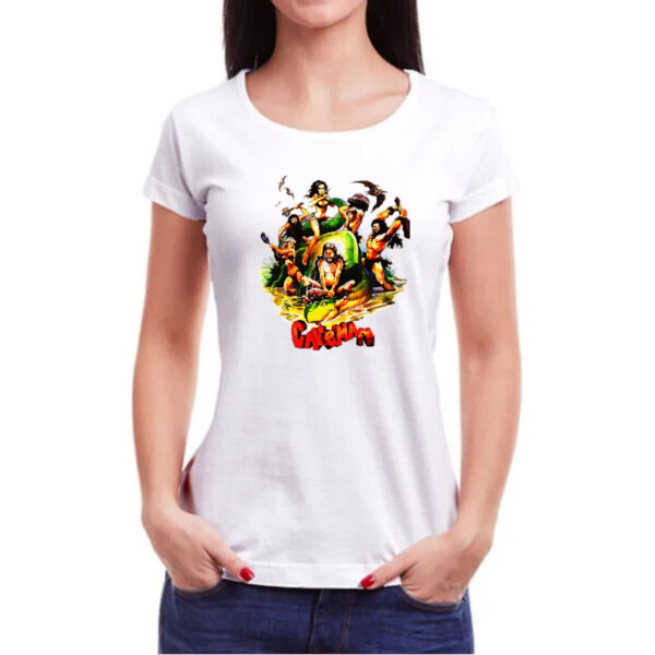 Camiseta Baby Look Nostalgia Caveman - Imagem 3