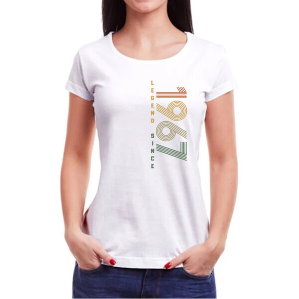 Camiseta Baby Look Legend Since 1967 - Imagem 3
