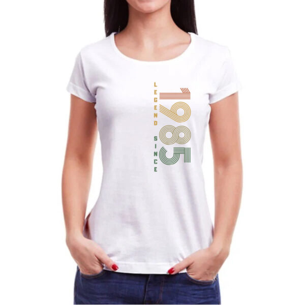 Camiseta Baby Look Legend Since 1985 - Imagem 3