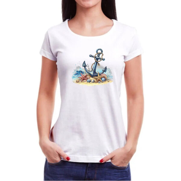 Camiseta Baby Look Ancora travel art - Imagem 3