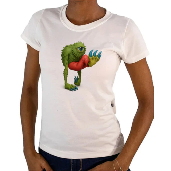 Camiseta Baby Look Ploc Monsters Nostalgia 3 - Imagem 4
