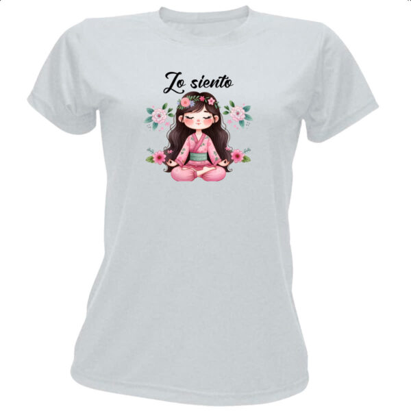 Camiseta Baby Look Yoga Girl Lo Siento