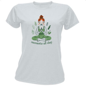 Camiseta Baby Look Yoga all day