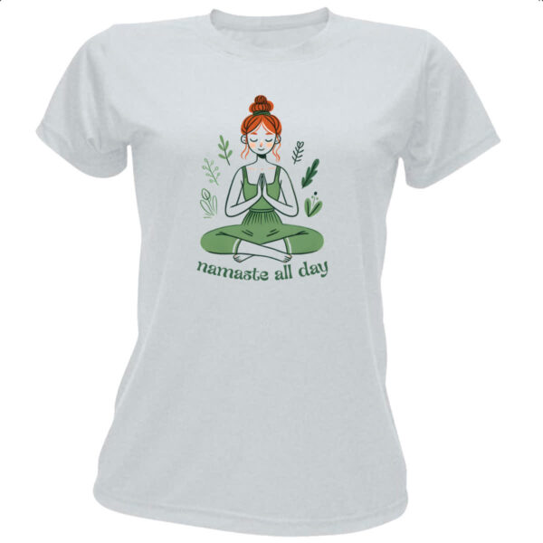 Camiseta Baby Look Yoga all day