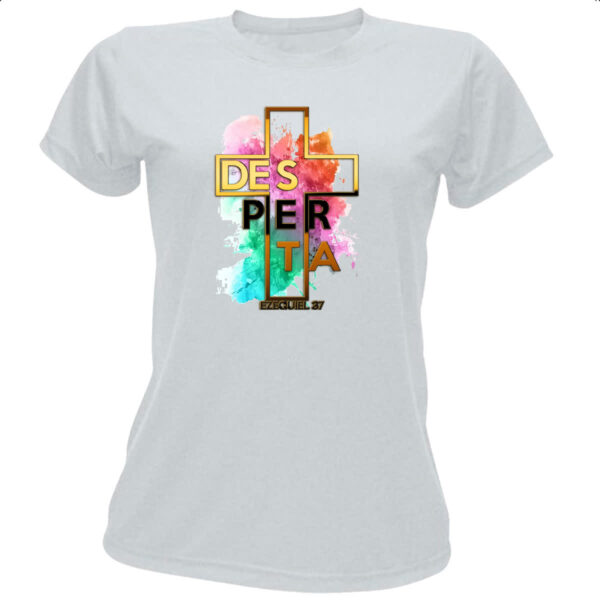 Camiseta Baby Look Gospel Desperta Ezequiel 37