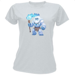 Camiseta Baby Look Yeti cute inverno