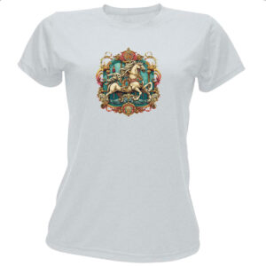 Camiseta Baby Look Vintage Carrossel