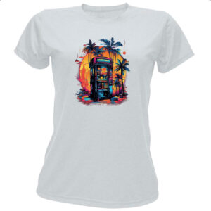 Camiseta Baby Look Vintage Jukeboxes
