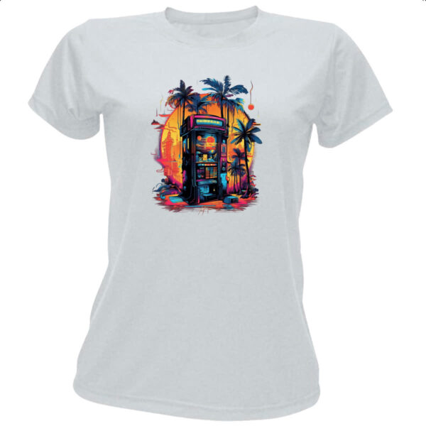 Camiseta Baby Look Vintage Jukeboxes