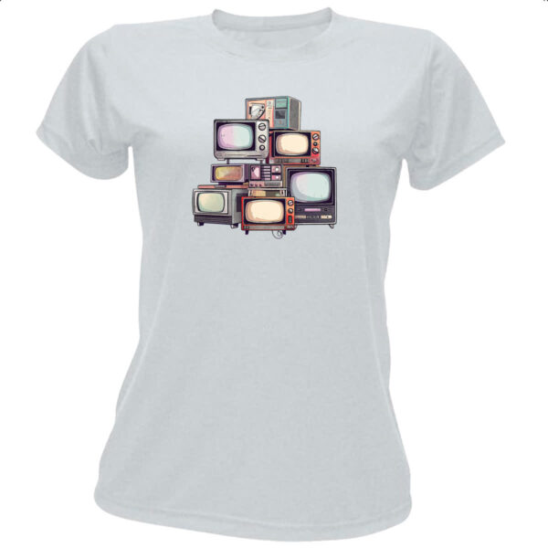 Camiseta Baby Look Vintage TVs